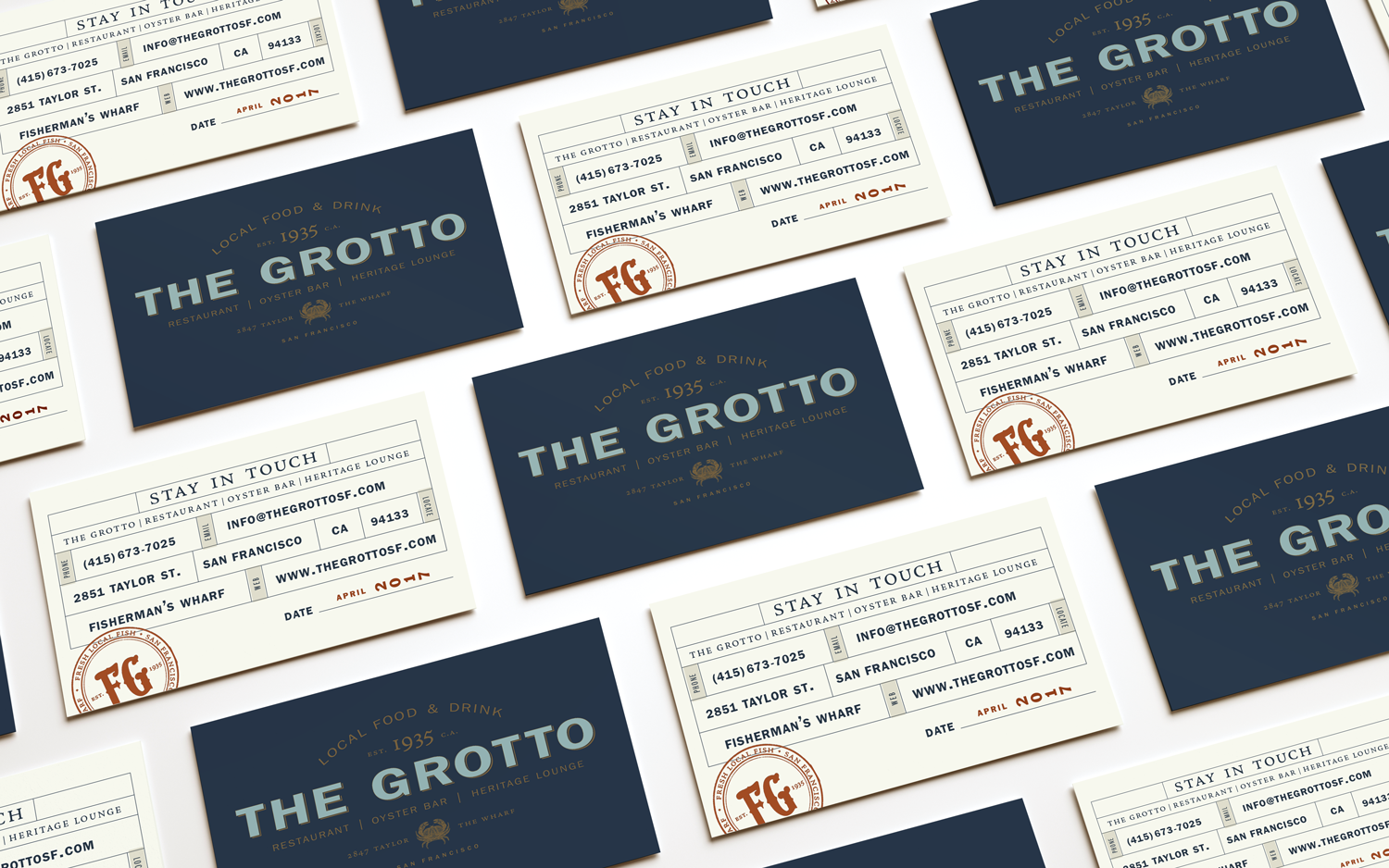 The Grotto SF Business Card